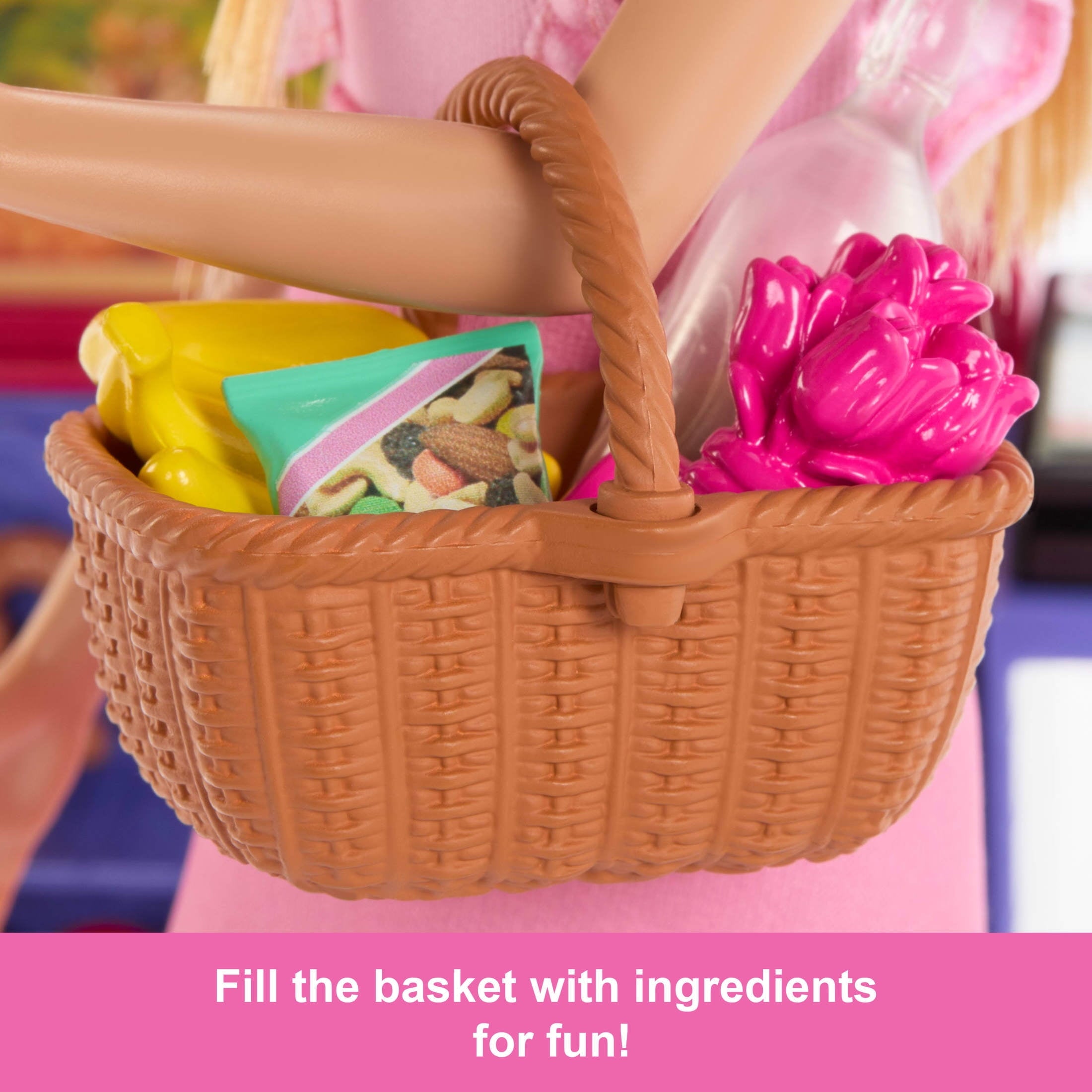 Barbie and Teresa Recipe for Friendship Malibu at the Market Doll & Playset with 11 Accessories