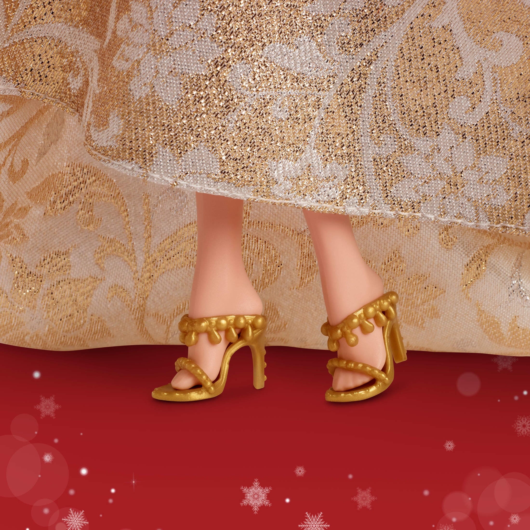 Barbie Signature 2025 Holiday Barbie Fashion Doll, Seasonal Collector, Red Hair with Silver & Gold Gown