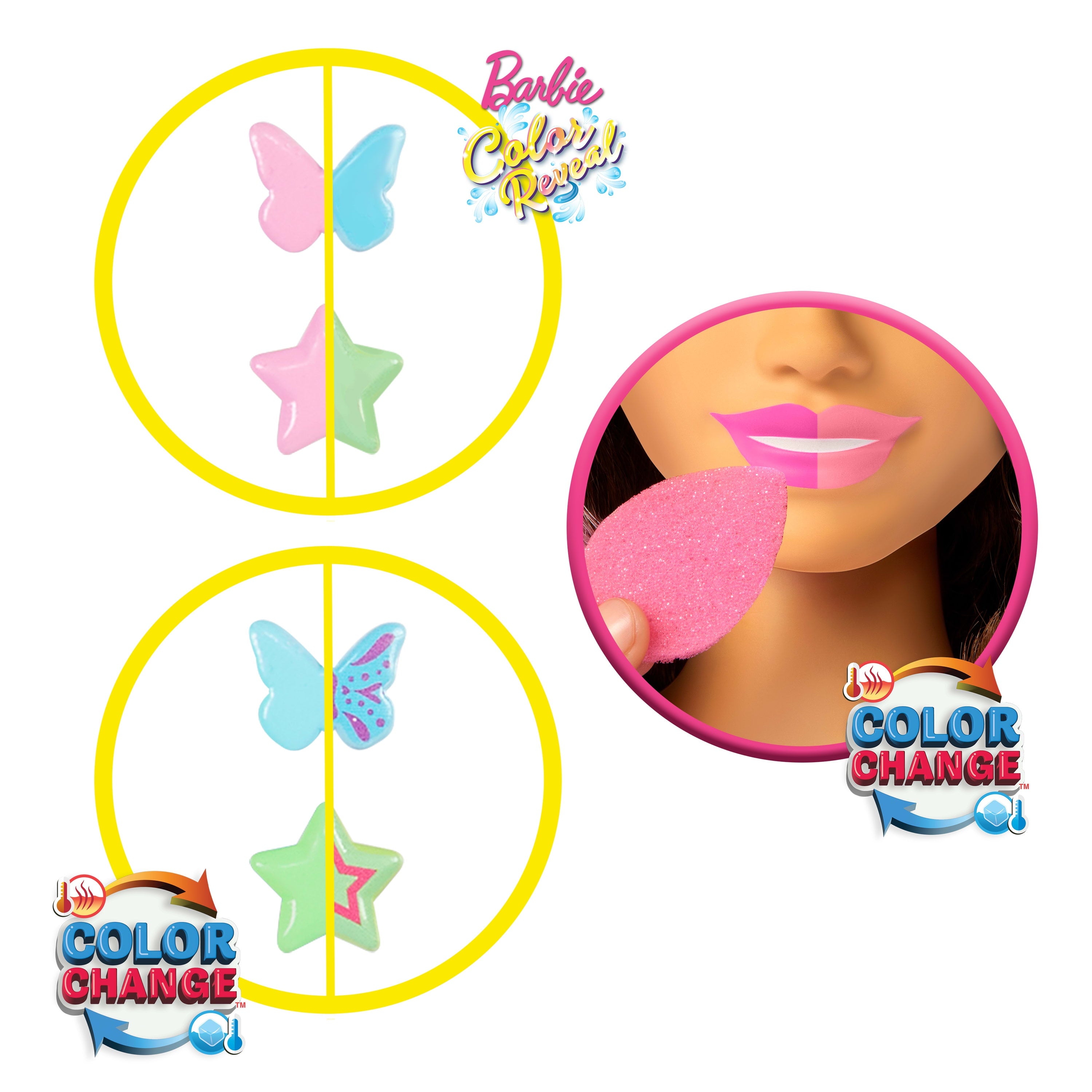 Barbie Doll Styling Head, Brown Hair with 20+ Hair Styling Accessories