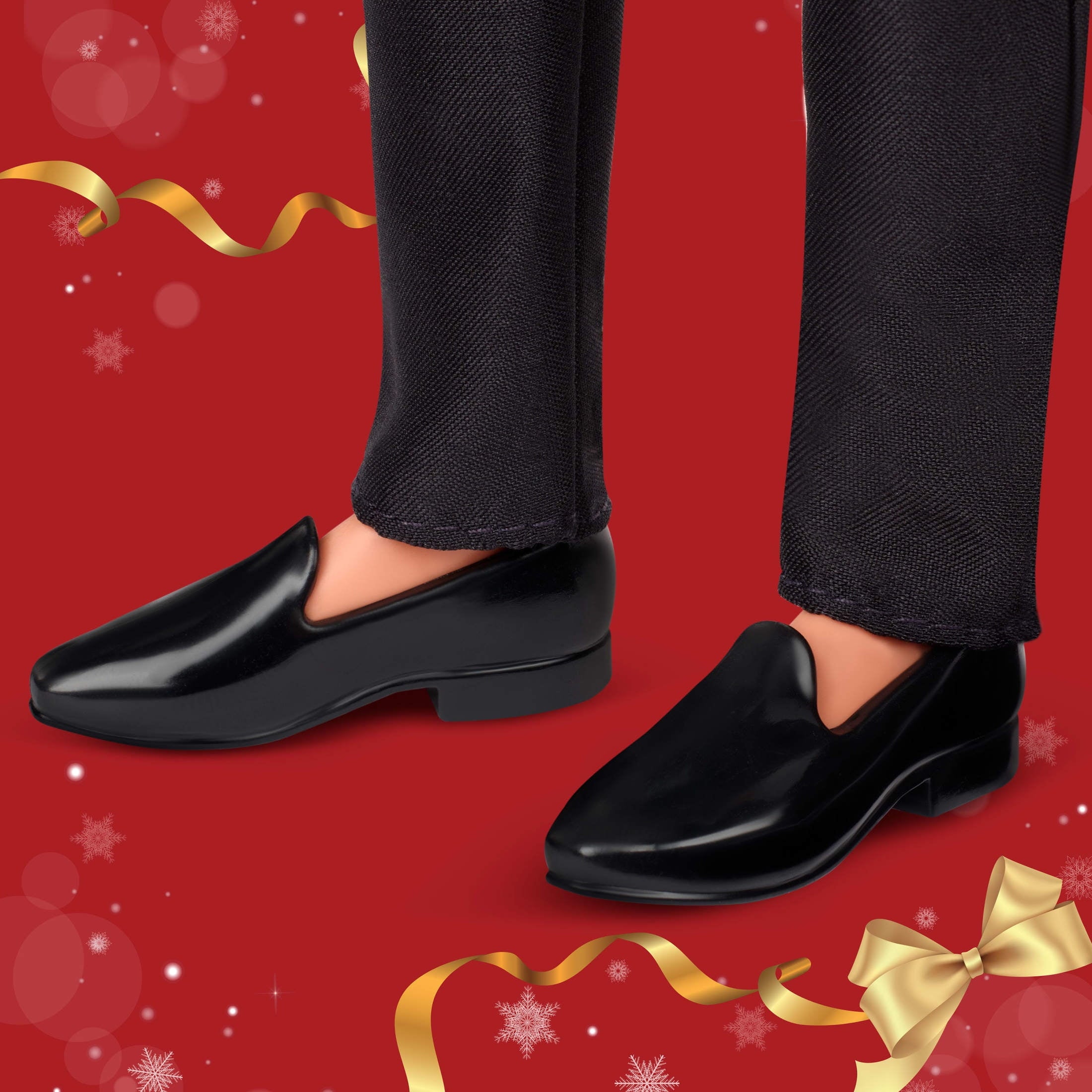 Barbie Signature 2025 Holiday Light Brown Hair Ken Collectible Fashion Doll wearing Full Suit with Golden Jacket